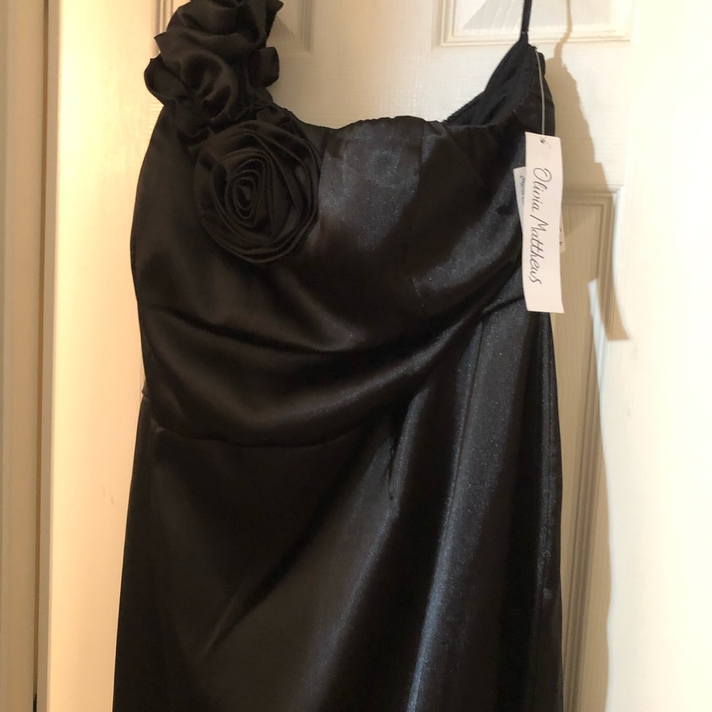 Black cocktail dress